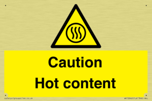 Caution Hot content